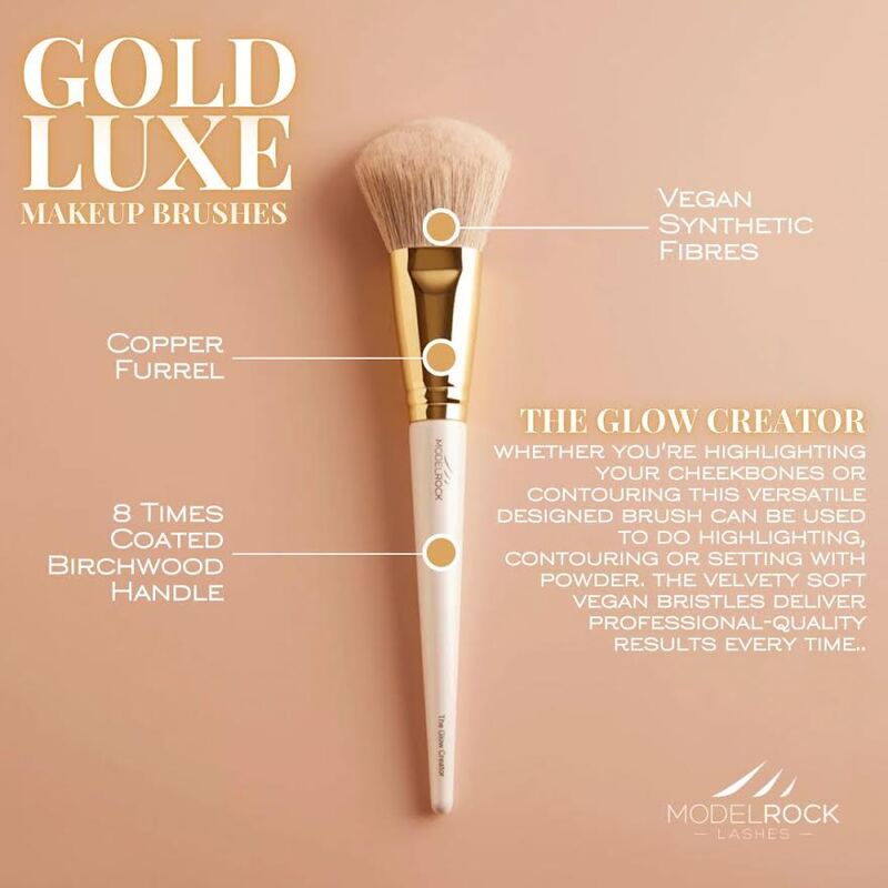 GOLD LUXE Makeup Brush - *The Glow Creator*