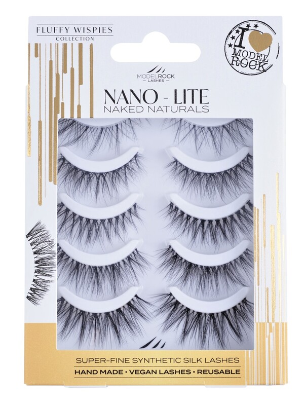 NANO - LITE  NAKED NATURALS - *FLUFFY WISPIES* Collection -  5 pairs mixed styles