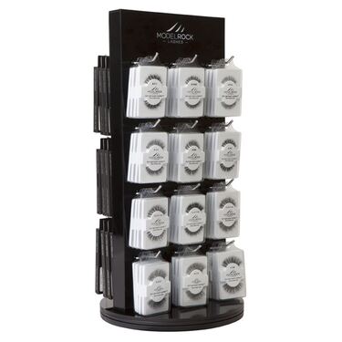 A - Salon Lash Package total / 72 pairs - **BLACK DISPLAY STAND**