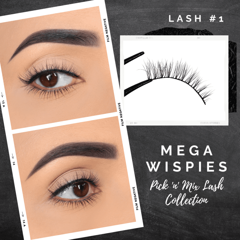 Pick 'n' Mix Lash - '3D MEGA WISPIES' Lashes - Style #1