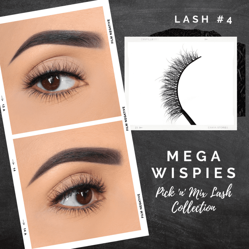 Pick 'n' Mix Lash - '3D MEGA WISPIES' Lashes - Style #4