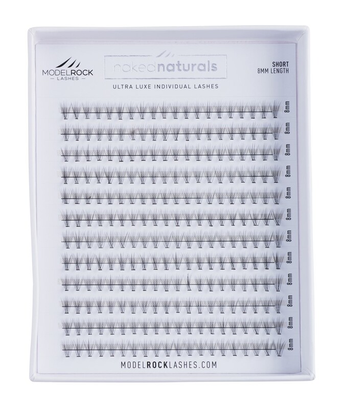 **BULK TRAY** Ultra Luxe - NAKED NATURALS - 10D 'SHORT' 8mm - 240pk