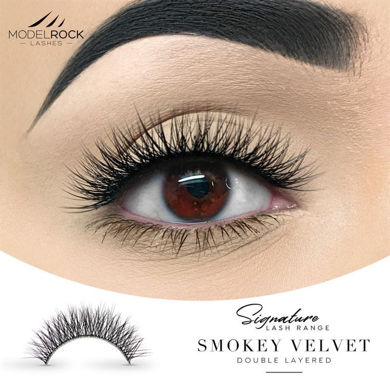 MODELROCK Lashes - Smokey Velvet - Double Layered Lashes