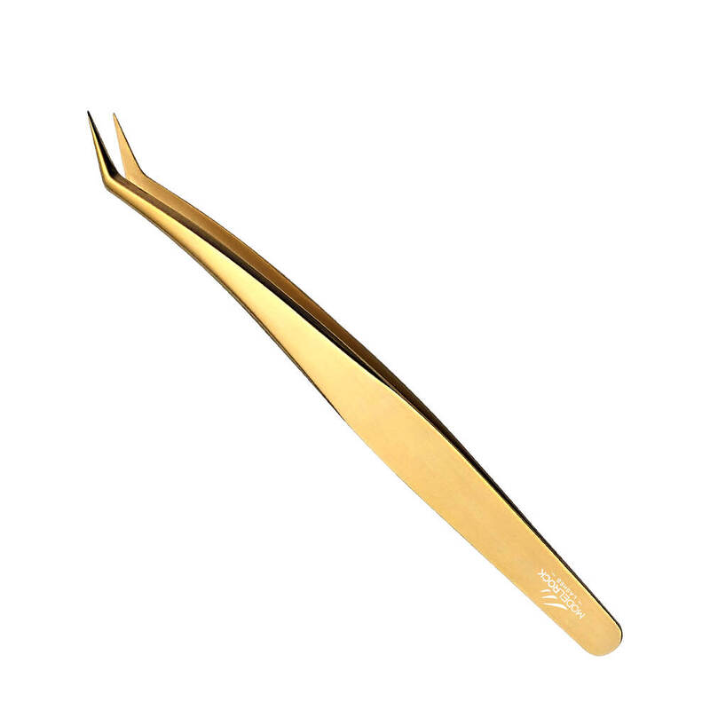 GOLD LUXE - Precision DIY Cluster Lash Tweezer