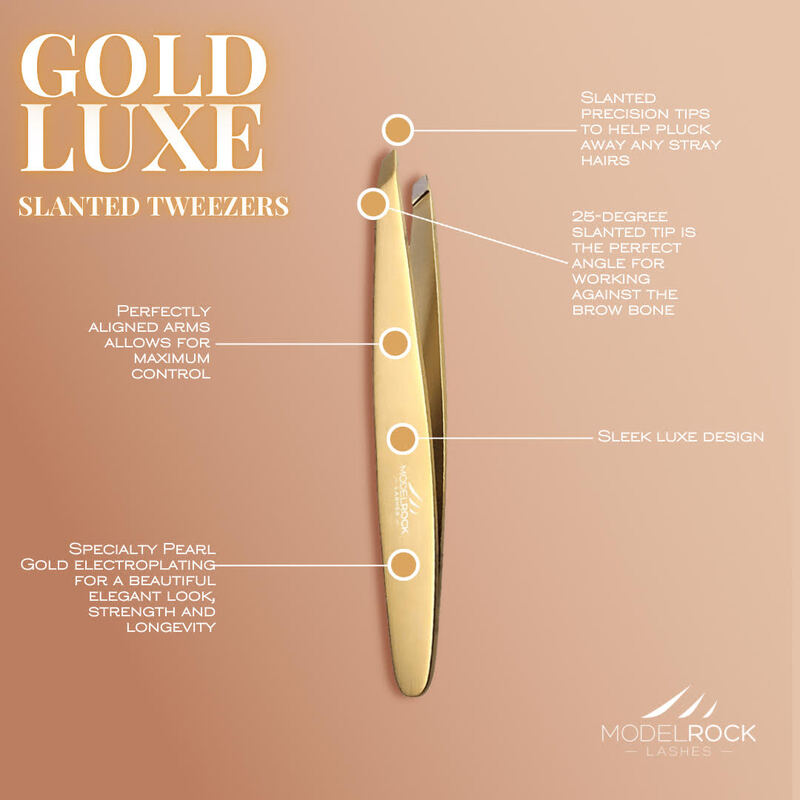 GOLD LUXE - Slanted Tweezers