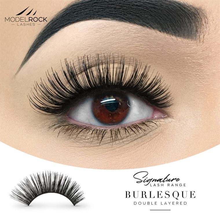 MODELROCK Lashes - Burlesque - Double Layered Lashes