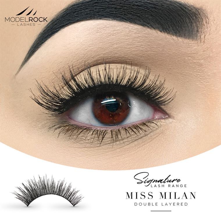 MODELROCK Lashes - Miss Milan - Double Layered Lashes