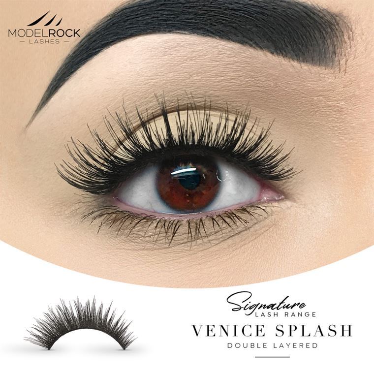 MODELROCK Lashes - Venice Splash - Double Layered Lashes