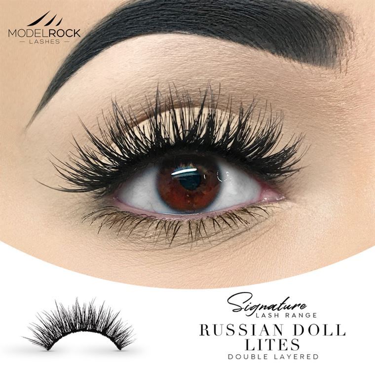 MODELROCK Lashes - Russian Doll 'Lites' - Double Layered Lashes