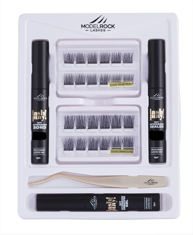 MODELROCK - LASH PLAY - DIY At Home Lash Extensions Kit - *EXOTIC VELVET*