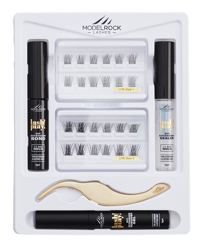 MODELROCK - LASH PLAY - DIY At Home Lash Extensions Kit - *LITE & EFFORTLESS*