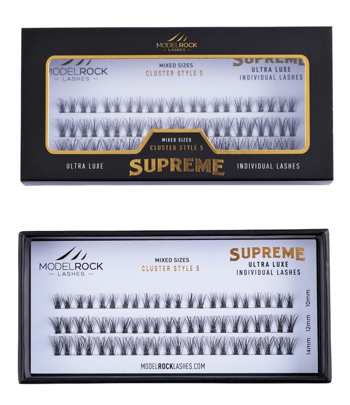 DOUBLE Individuals - SUPREME Cluster Lashes - Style #5 - 'MIXED LENGTHS' 