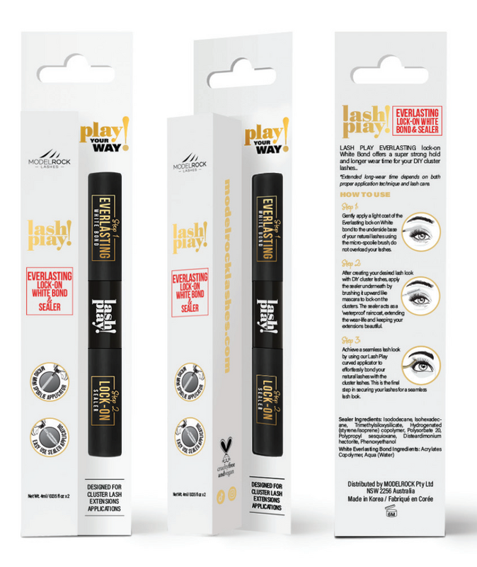 LASH PLAY - DIY EVERLASTING Strong Hold Lock-on White Bond & Sealer - Multi-days hold*