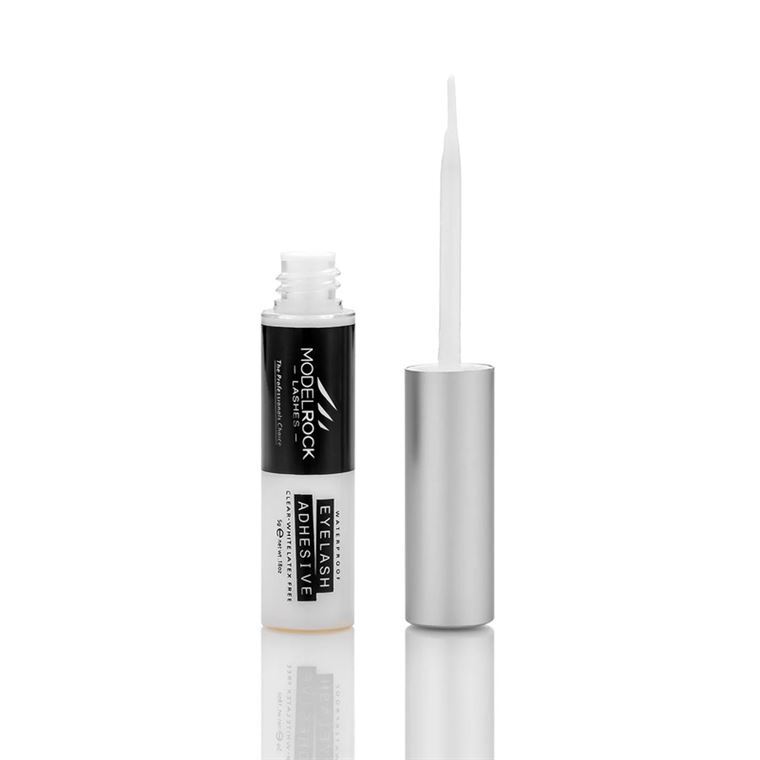 MODELROCK - Lash Adhesive 5gm Waterproof *CLEAR* - "LATEX FREE" - With "Brush On" applicator