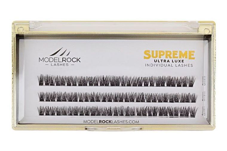 Ultra Luxe 'SUPREME' Individual Lashes - 'SHORT' 8mm Cluster Style #1