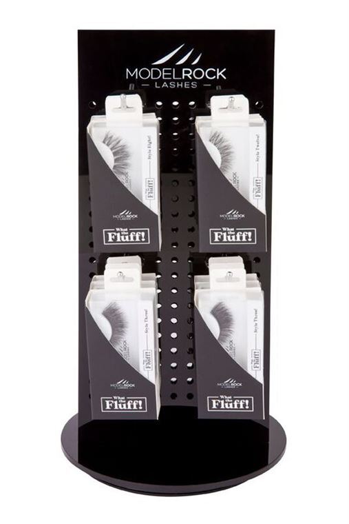 'MINI' Salon Lash Package - Total / 24 pairs 'WHAT THE FLUFF' Lash Styles with **BLACK STAND**