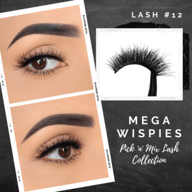Pick 'n' Mix Lash - 'MEGA WISPIES' Silk Lashes - Style #12