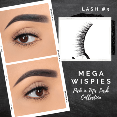 Pick 'n' Mix Lash - '3D MEGA WISPIES' Lashes - Style #3
