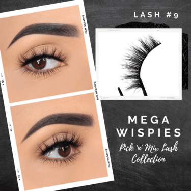 Pick 'n' Mix Lash - 'MEGA WISPIES' Silk Lashes - Style #9