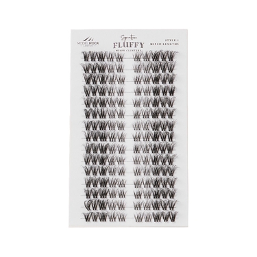 BULK TRAY  -  'FLUFFY WISPY' Clusters Mixed lengths - Style #1