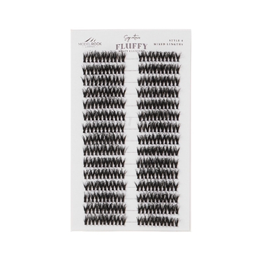 BULK TRAY  -  'FLUFFY WISPY' Clusters Mixed lengths - Style #4