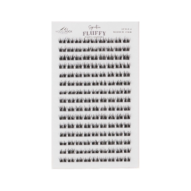 BULK TRAY  -  'FLUFFY WISPY' Clusters Medium Lengths - Style #6