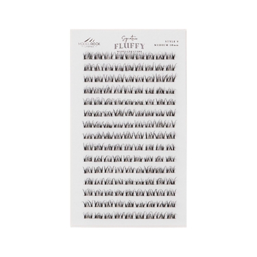 BULK TRAY  -  'FLUFFY WISPY' Clusters Medium Lengths - Style #9