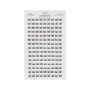 BULK TRAY  -  'FLUFFY WISPY' Clusters Medium Lengths - Style #10