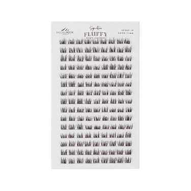 BULK TRAY  -  'FLUFFY WISPY' Clusters Long Lengths - Style #10