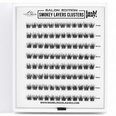 SALON EDITION - SMOKEY LAYERS CLUSTERS - Style #1 - MEDIUM 10mm - 96 / Clusters Pk