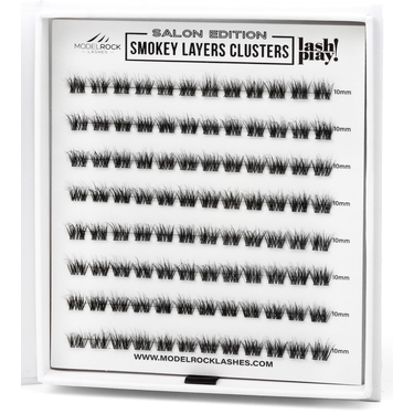 SALON EDITION - SMOKEY LAYERS CLUSTERS - Style #2 - MEDIUM 10mm - 96 / Clusters Pk