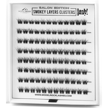 SALON EDITION - SMOKEY LAYERS CLUSTERS - Style #2 - LONG 12mm - 96 / Clusters Pk