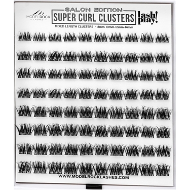 SALON EDITION - SUPER CURLS CLUSTERS - Style #1 - Mixed Lengths - 80 / Clusters Pk