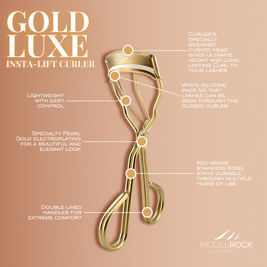 GOLD LUXE - The 'INSTA-LIFT' Lash Curler