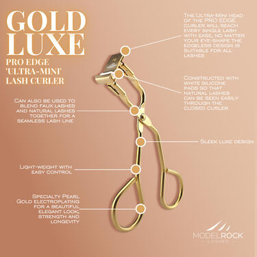 GOLD LUXE - Pro EDGE 'Ultra-Mini' Lash Curler