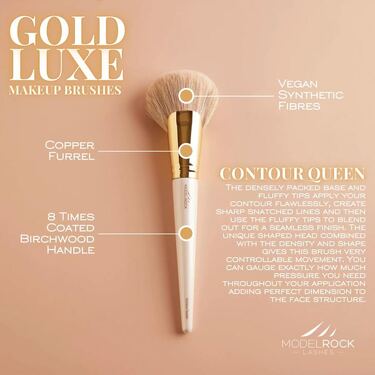 GOLD LUXE Makeup Brush - *Contour Queen*