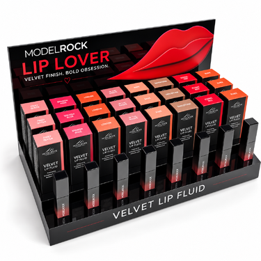 SALON PACKAGE - VELVET LIP FLUID Liquid to Matte Lipsticks - 8 shades
