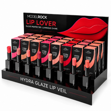 SALON PACKAGE - HYDRA GLAZE Lip Veil - 8 shades - THE ESSENTIALS COLLECTION