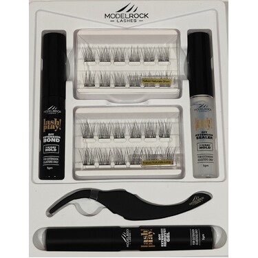 MODELROCK - LASH PLAY - DIY At Home Lash Extensions Kit - *NAKED NATURALS*