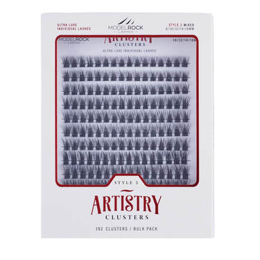 **BULK TRAY** Ultra Luxe 'ARTISTRY' Clusters - Style #2 - 'MIXED LENGTHS' 10mm-12mm-14mm-16mm - 192 / Clusters Pk