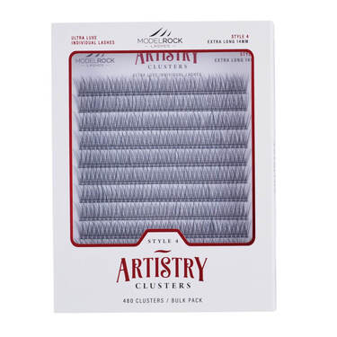 BULK TRAY - Ultra Luxe 'ARTISTRY' Clusters - Style #4 - 'EXTRA LONG' 14mm - 480 / Clusters Pk