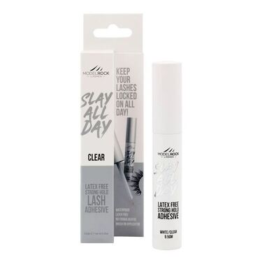 MODELROCK - Lash Adhesive 9.5gm Waterproof *SUPER-STRONG* - *CLEAR* Latex Free - with brush-on applicator