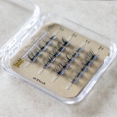 READY TO WEAR 'Plant Fibre' Press-on Lashes - Style #1