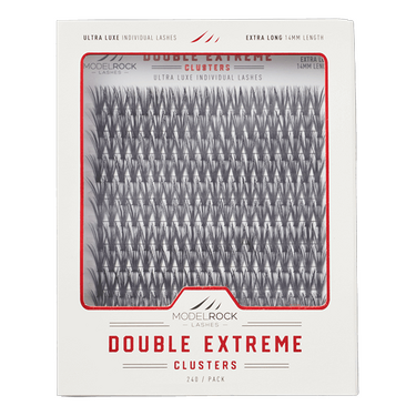 *CLEARANCE* - **BULK TRAY** Ultra Luxe - *DOUBLE EXTREME* - 'EXTRA LONG' 14mm - 40 hairs - 240 clusters / Pk