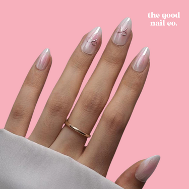 THE GOOD NAIL CO - Press-On Gel Nail Kit - BO PEEP - Short Almond