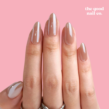 THE GOOD NAIL CO - Press-On Gel Nail Kit - NUDE GLAZE - Medium Almond