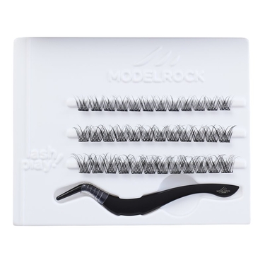 LASH PLAY Ready to Wear Pre-Glued - CLASSIC KITTY - 36 x Clusters + Applicator - Mixed Lengths