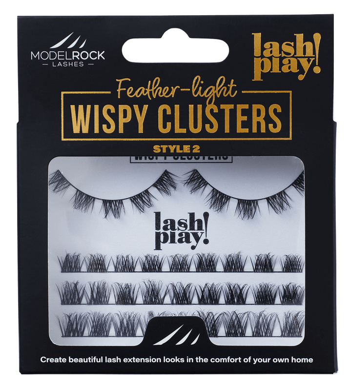 LASH PLAY - DIY  Style #2 Feather-Light Clusters 4-Piece Kit