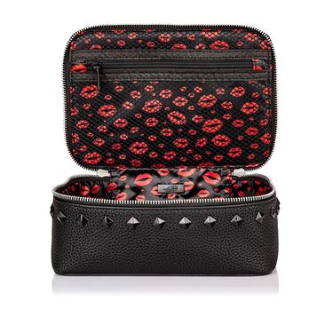 VEGAN Faux Leather Makeup Bag - Large 