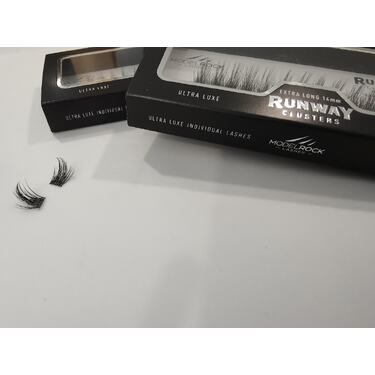 A - Limited Edition - Ultra Luxe 'RUNWAY' Individual Cluster Lashes - 'EXTRA LONG' 14mm